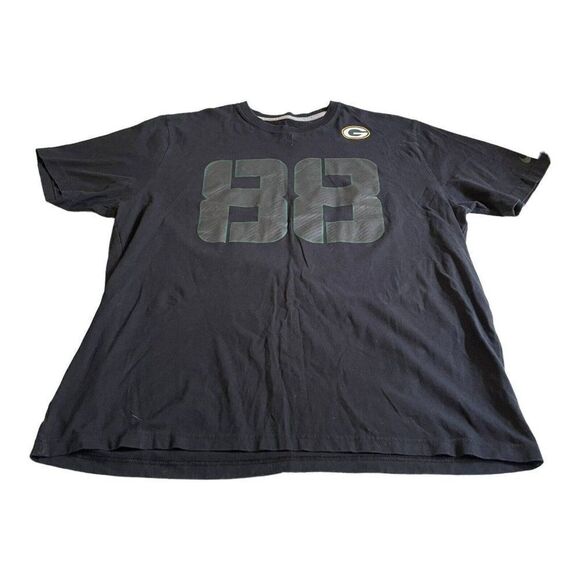 Green Bay Packers Size 2XL Jermichael Finley #88 Tshirt NFL Black Tee XXL - Picture 1 of 7